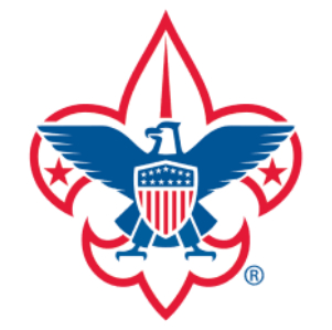 Eagle emblem with stars and a shield, representing community values and support, relevant to Bison Works' commitment to local engagement and customer satisfaction in home improvement services.