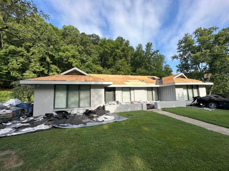Home with new roofing system and storm-ready shell in Middle Tennessee.